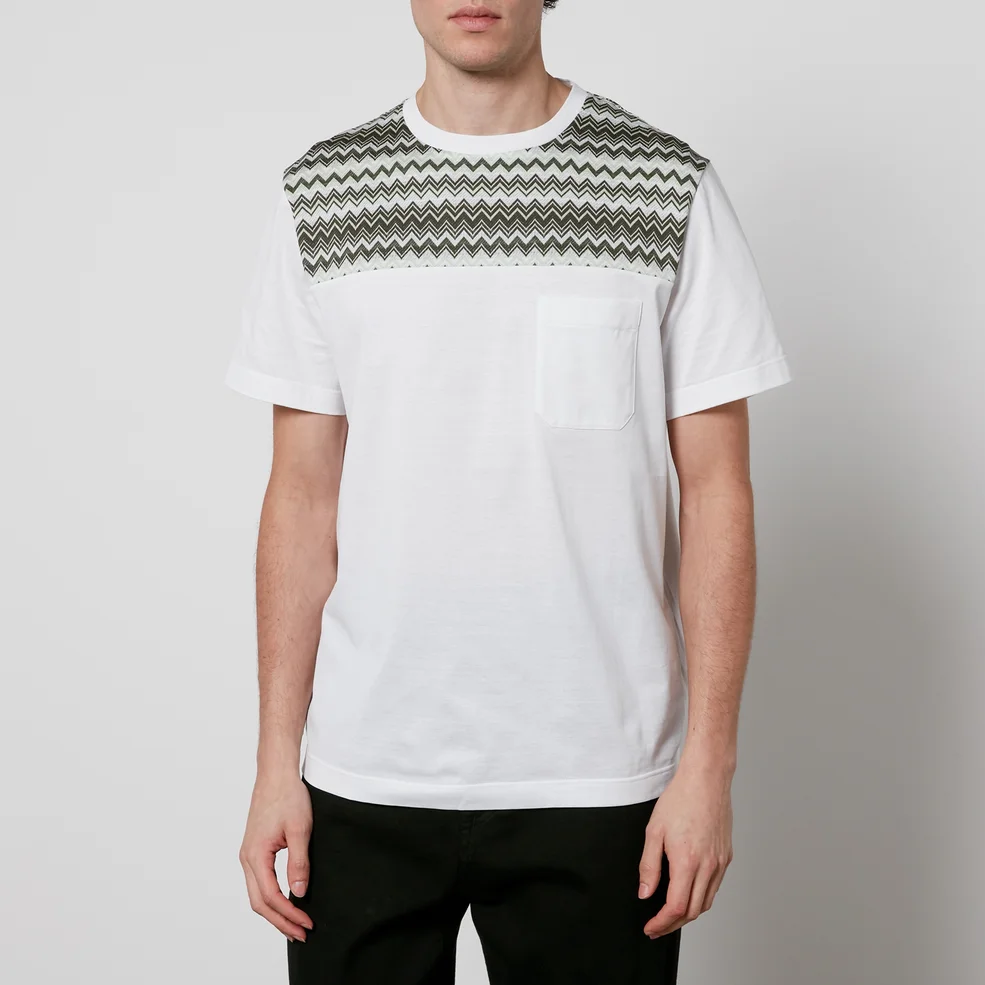 Missoni Zigzag Cotton-Jersey T-Shirt Image 1