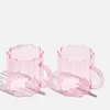 Fazeek Wave Mug - Set of 2 Pink - Image 1