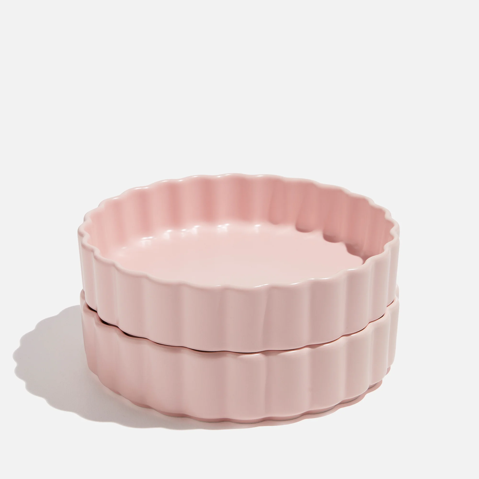 Fazeek Ceramic Bowl - Set of 2 Pink Image 1