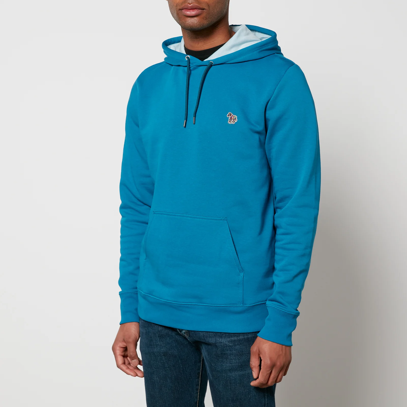 PS Paul Smith Logo-Embroidered Organic Cotton-Jersey Hoodie Image 1
