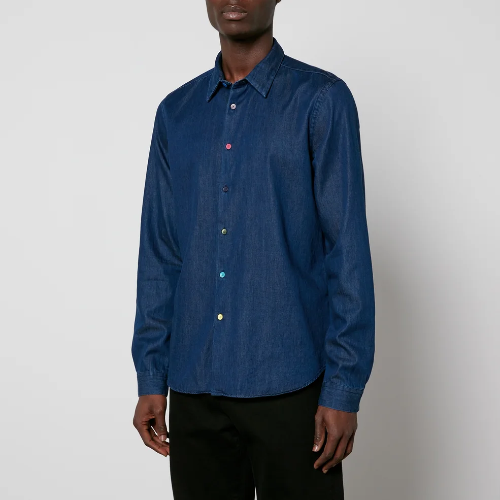 PS Paul Smith Cotton and Lyocell-Blend Shirt Image 1
