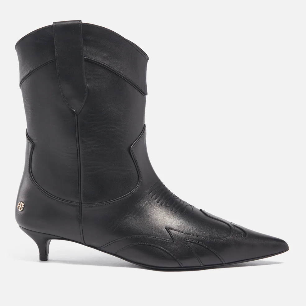 Anine Bing Women's Rae Leather Western Boots - UK 3 Image 1