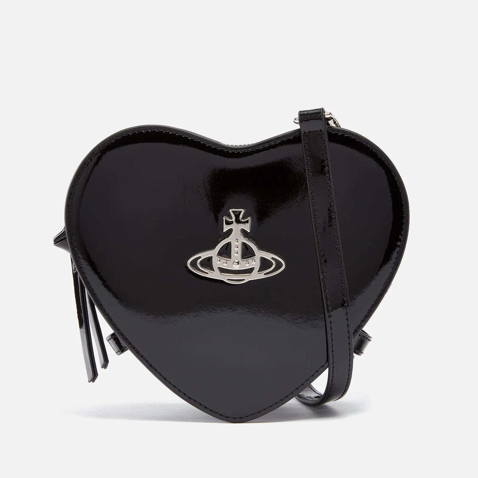 Vivienne Westwood Louise Heart Patent-Leather Crossbody Bag Image 1