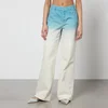 Stine Goya Joelle Tie-Dye Denim Wide-Leg Jeans - Image 1