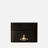 Vivienne Westwood Flat Cross-Grained Saffiano Leather Cardholder - Image 1