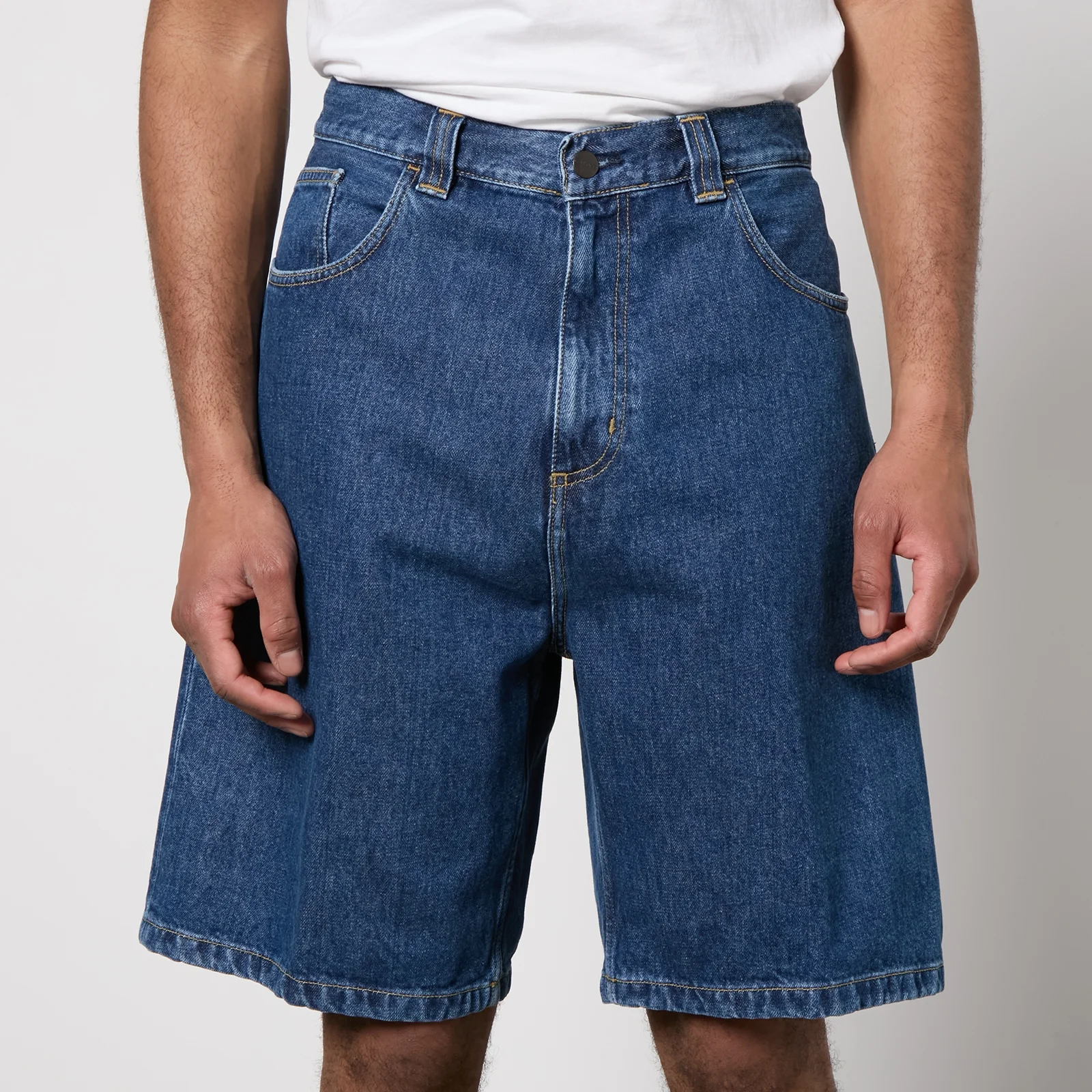 Carhartt WIP Brandon Denim Loose-Fit Shorts - M Image 1