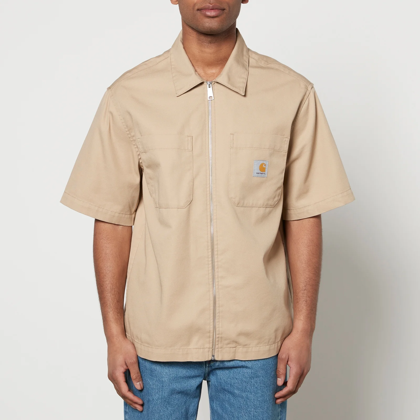 Carhartt WIP Sandler Cotton-Blend Twill Shirt Image 1