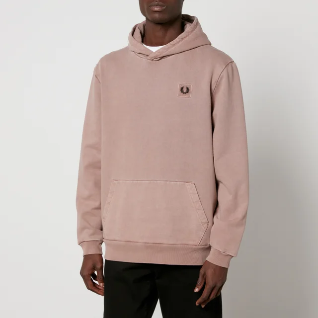 Fred Perry Logo Cotton-Jersey Hoodie
