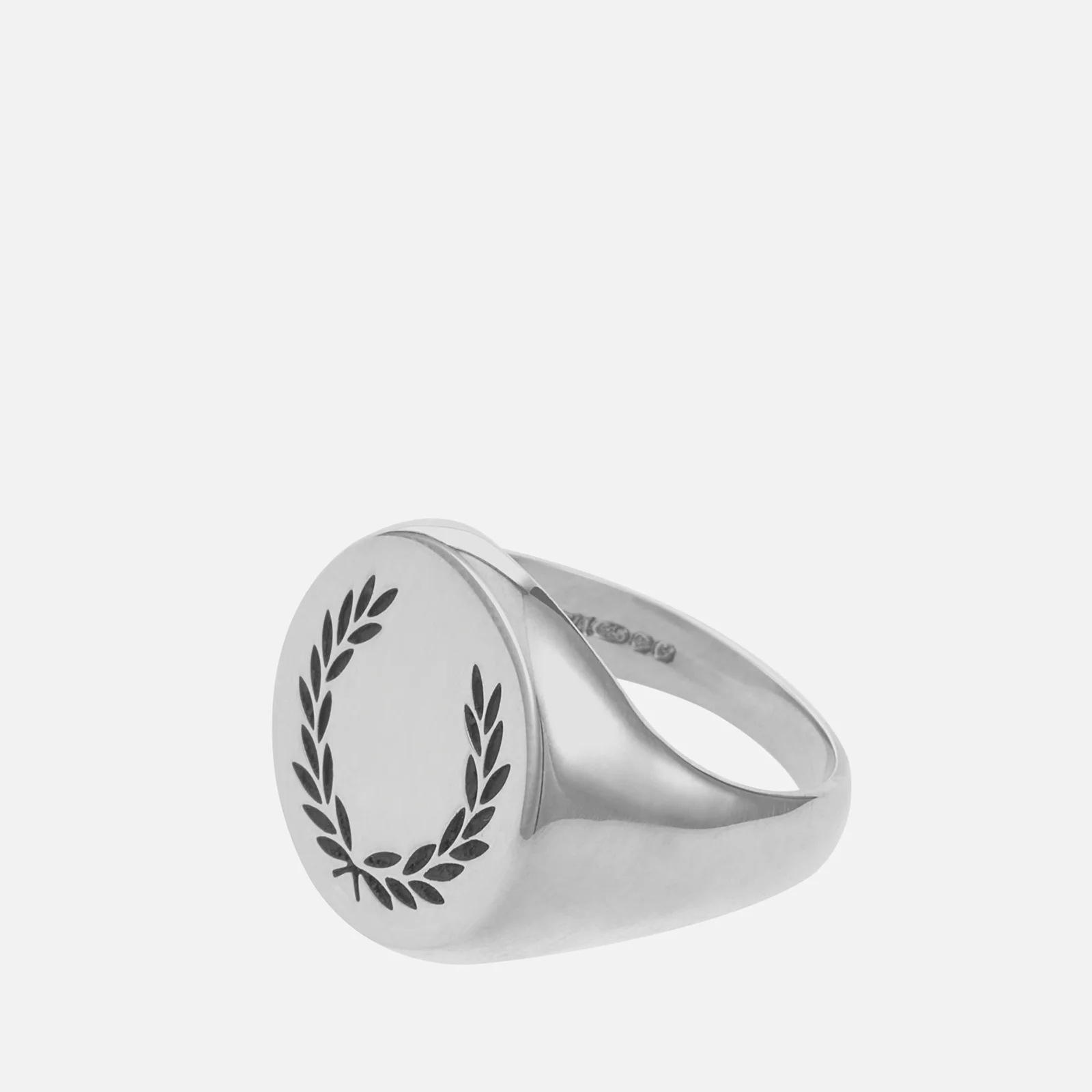 Fred Perry Laurel Wreath Silver-Tone Ring - M Image 1