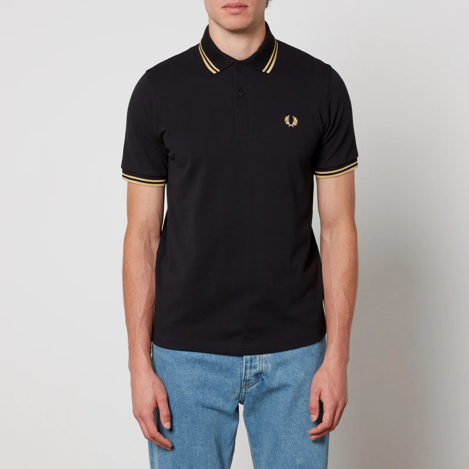 Fred Perry Made in England Cotton-Piqué Polo Shirt - 36"/S Image 1