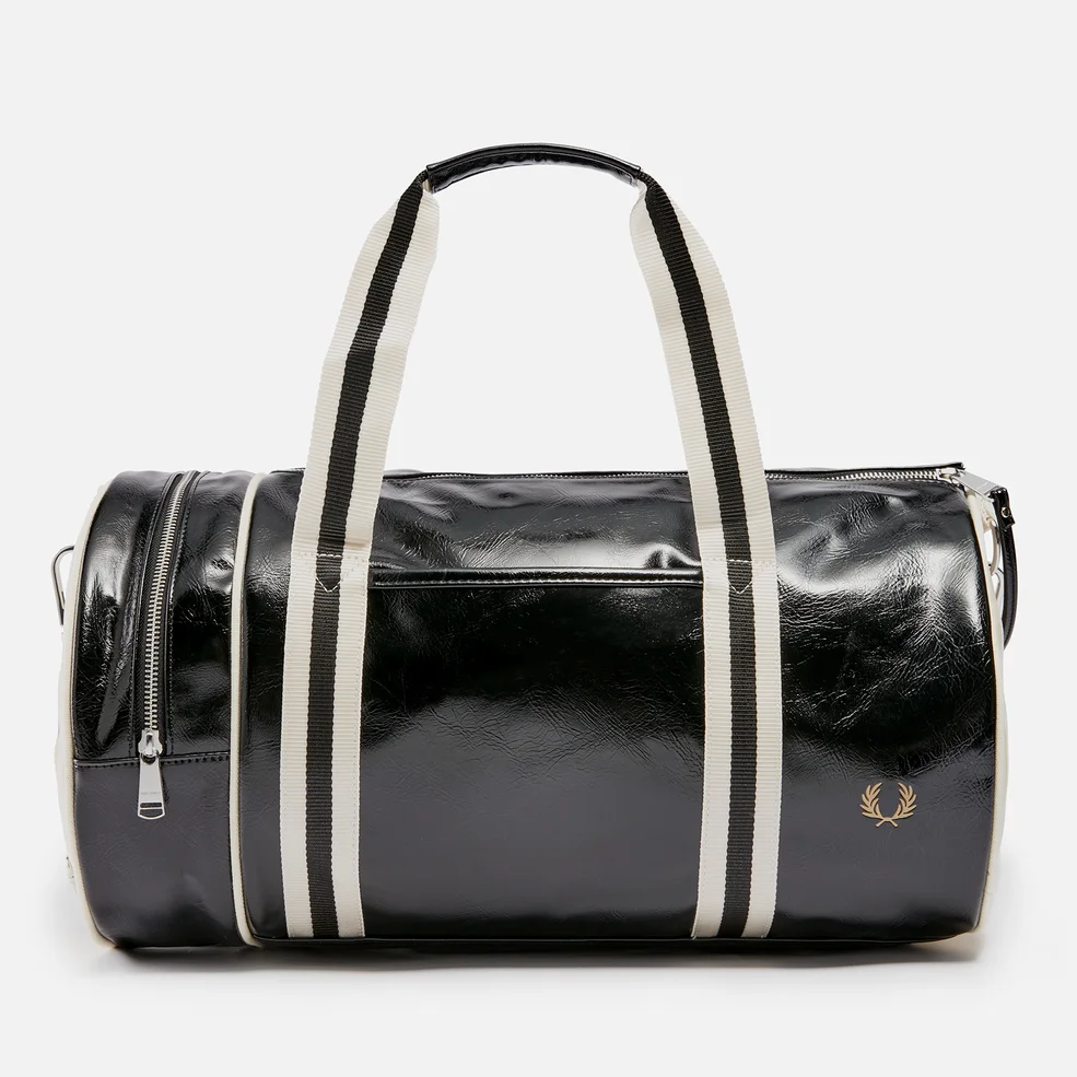 Fred Perry Classic Faux Patent Leather Duffle Bag Image 1