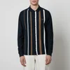 Fred Perry Striped Cotton Shirt - L - Image 1