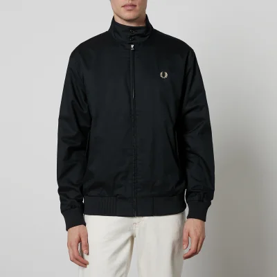 Fred Perry Cotton-Blend Twill Harrington Jacket - S
