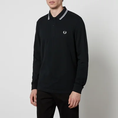 Fred Perry Contrast-Tipped Cotton-Piqué Polo Shirt - S