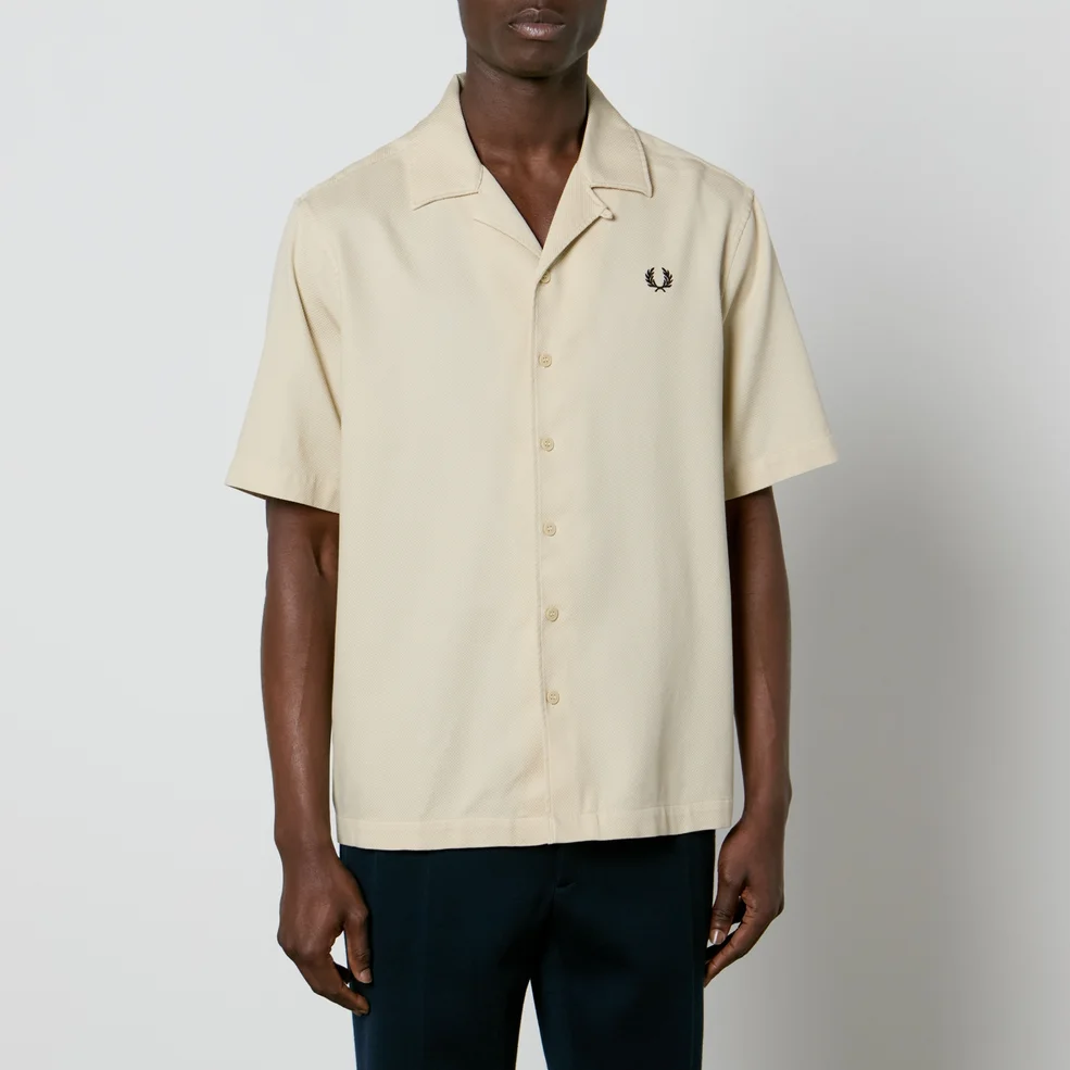 Fred Perry Revere Collar Cotton-Piqué Shirt Image 1