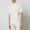 Fred Perry Quarter Zip Cotton-Blend Polo Shirt - Image 1