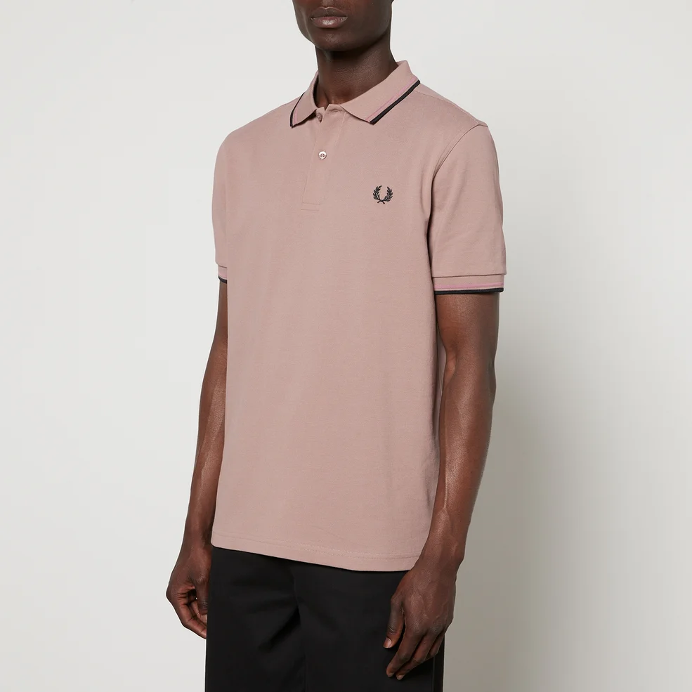 Fred Perry Twin Tipped Cotton-Piqué Polo Shirt Image 1