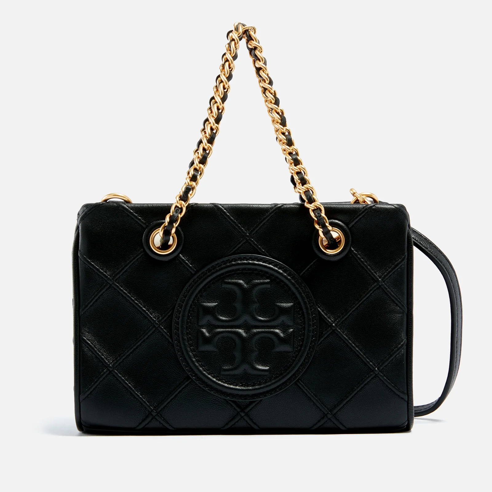 Tory Burch Fleming Quilted Leather Tote Bag Image 1