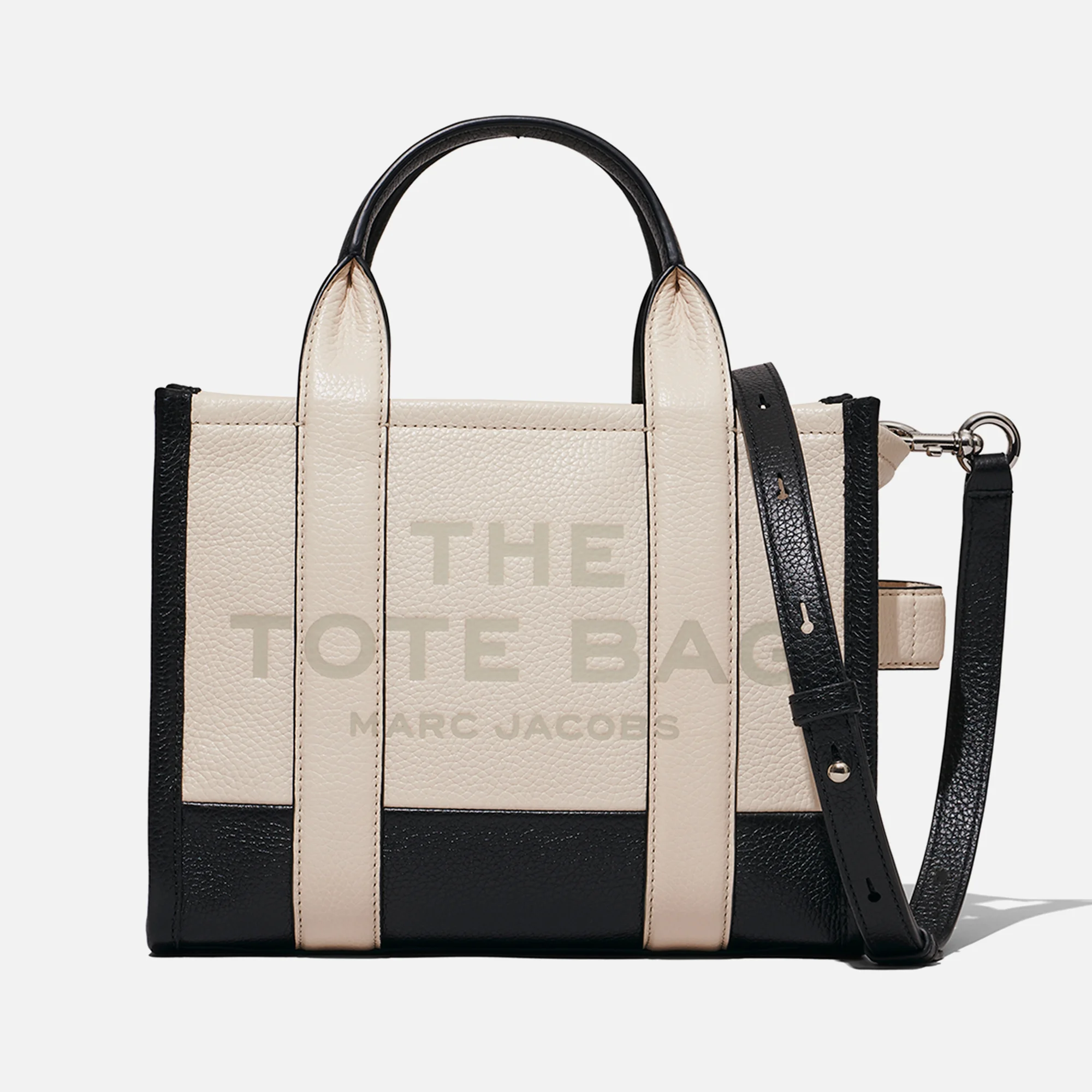 Marc Jacobs The Small Tote Colourblock Leather Tote Bag Image 1