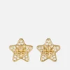 Tory Burch Kira Pave Star Gold-Plated Stud Earrings - Image 1