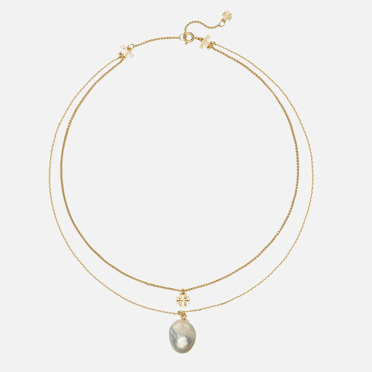 Tory Burch Kira Gold-Plated Freshwater Pearl Necklace Image 1