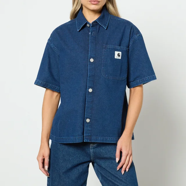 Carhartt WIP Short Sleeve Lovilia Cotton-Denim Shirt