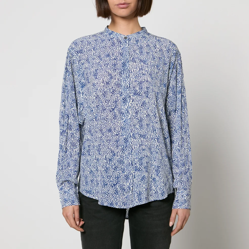 Marant Etoile Catchell Printed Chiffon Shirt Image 1