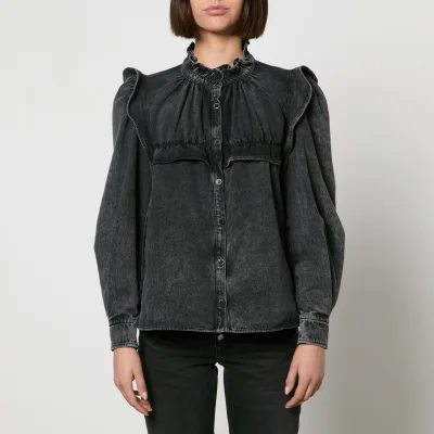 Marant Etoile Idety Cotton-Seersucker Shirt - FR 34/UK 6