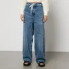 Marant Etoile Jordy Whiskered Denim Wide-Leg Jeans - Image 1