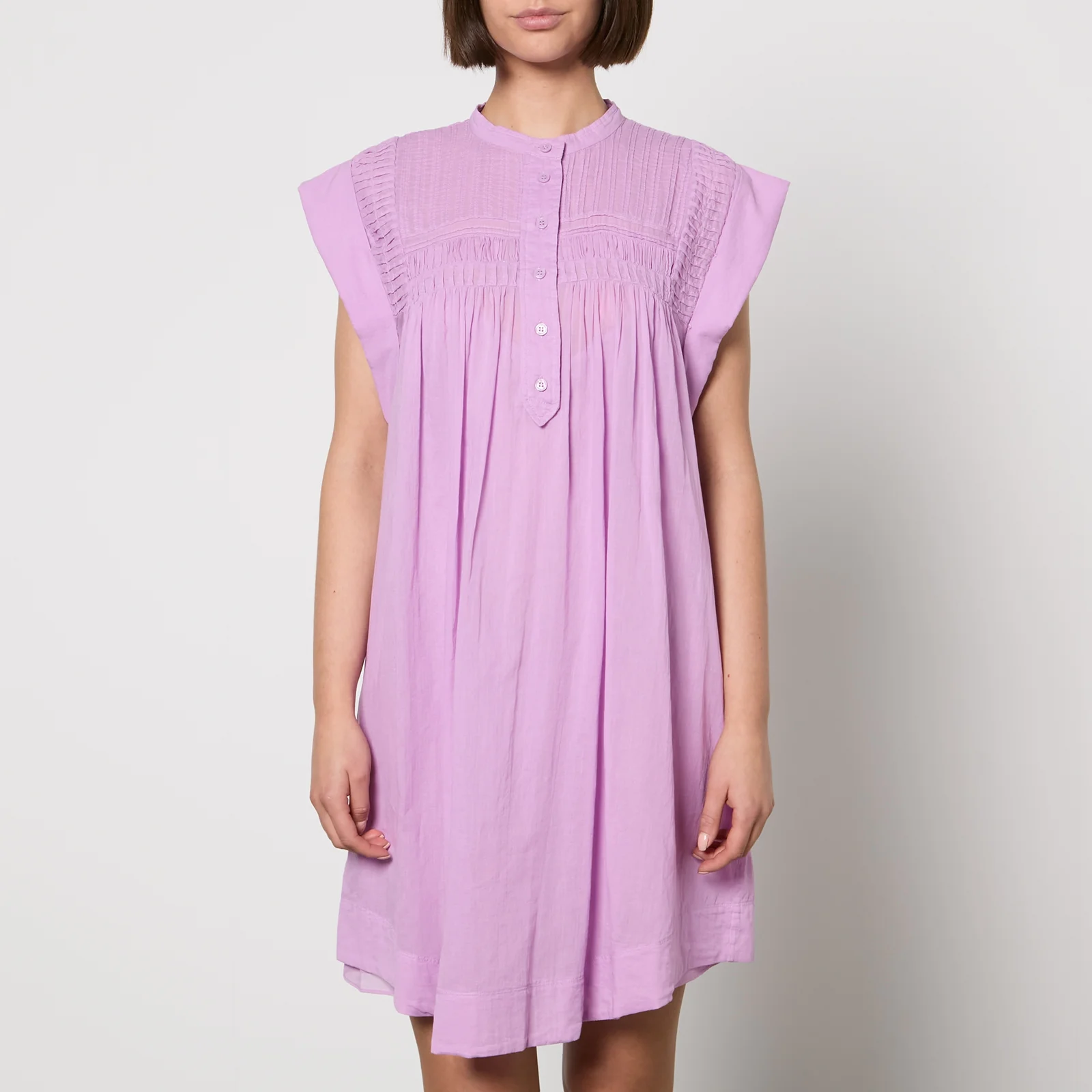 Marant Etoile Leazali Cotton-Voile Mini Dress Image 1