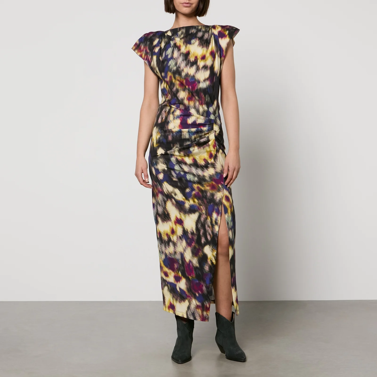 Marant Etoile Nadela Printed Cotton-Jersey Dress Image 1
