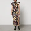 Marant Etoile Nadela Printed Cotton-Jersey Dress - Image 1