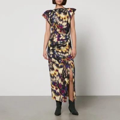 Marant Etoile Nadela Printed Cotton-Jersey Dress - FR 34/UK 6