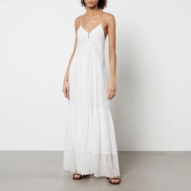 Marant Etoile Sabba Embroidered Broderie Anglaise Cotton Dress