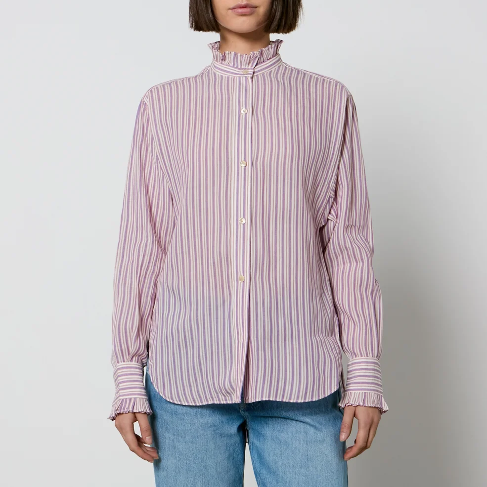 Marant Etoile Saoli Cotton-Jacquard Shirt - FR 34/UK 6 Image 1