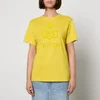 Marant Etoile Zewel Logo-Flocked Brushed Cotton T-Shirt - XS - Image 1
