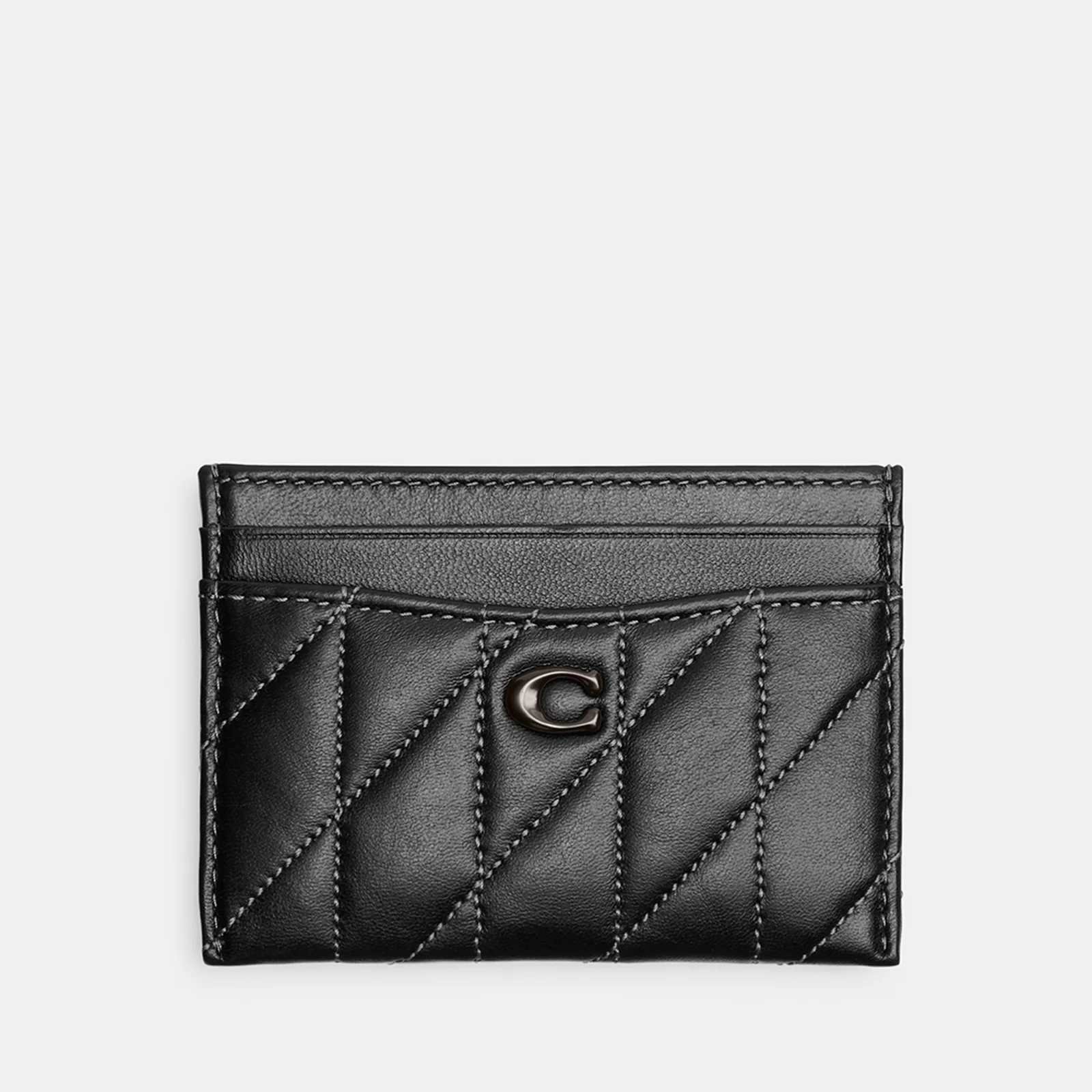 Coach Quilted Leather Card Case Image 1