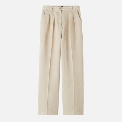 A.P.C. Cotton and Linen-Blend Corduroy Trousers - FR 36/UK 8