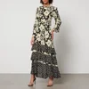 Rixo Johanne Floral-Print Silk-Crepe Maxi Dress - Image 1