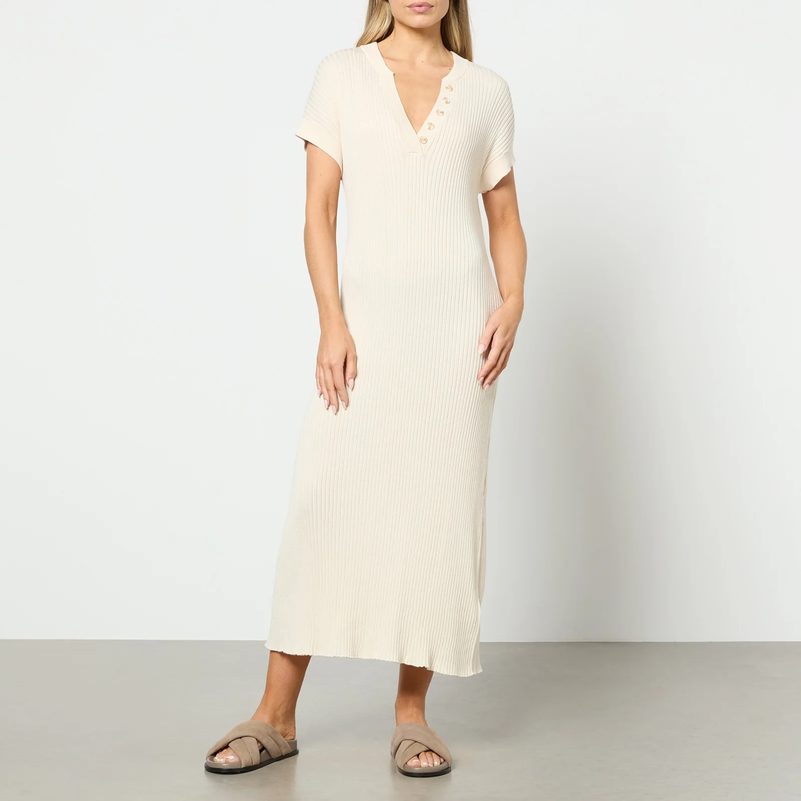Varley Aria Knit Midi Dress Image 1