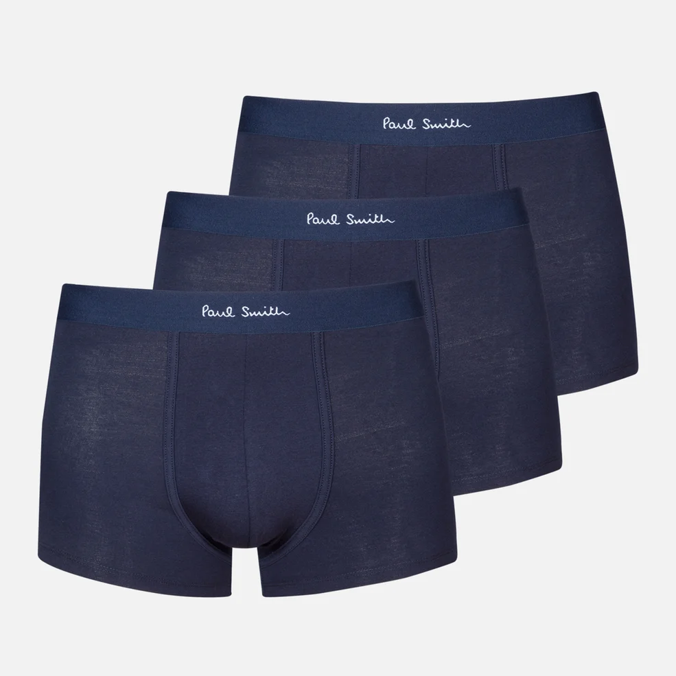 Paul Smith Loungewear Three-Pack Stretch-Cotton Boxer Shorts - S Image 1