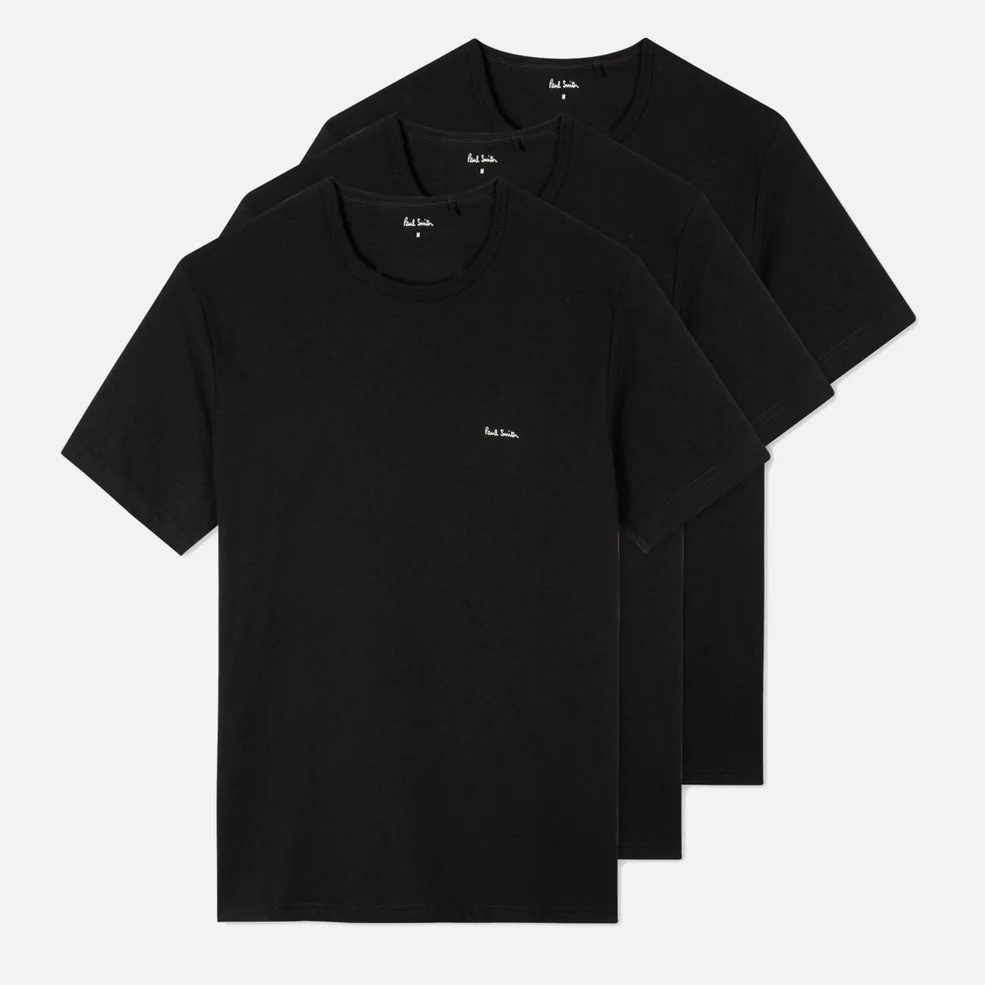 Paul Smith Loungewear Three-Pack Organic Cotton-Jersey T-Shirts Image 1