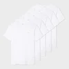 Paul Smith Loungewear Five-Pack Organic Cotton-Jersey T-Shirts - Image 1