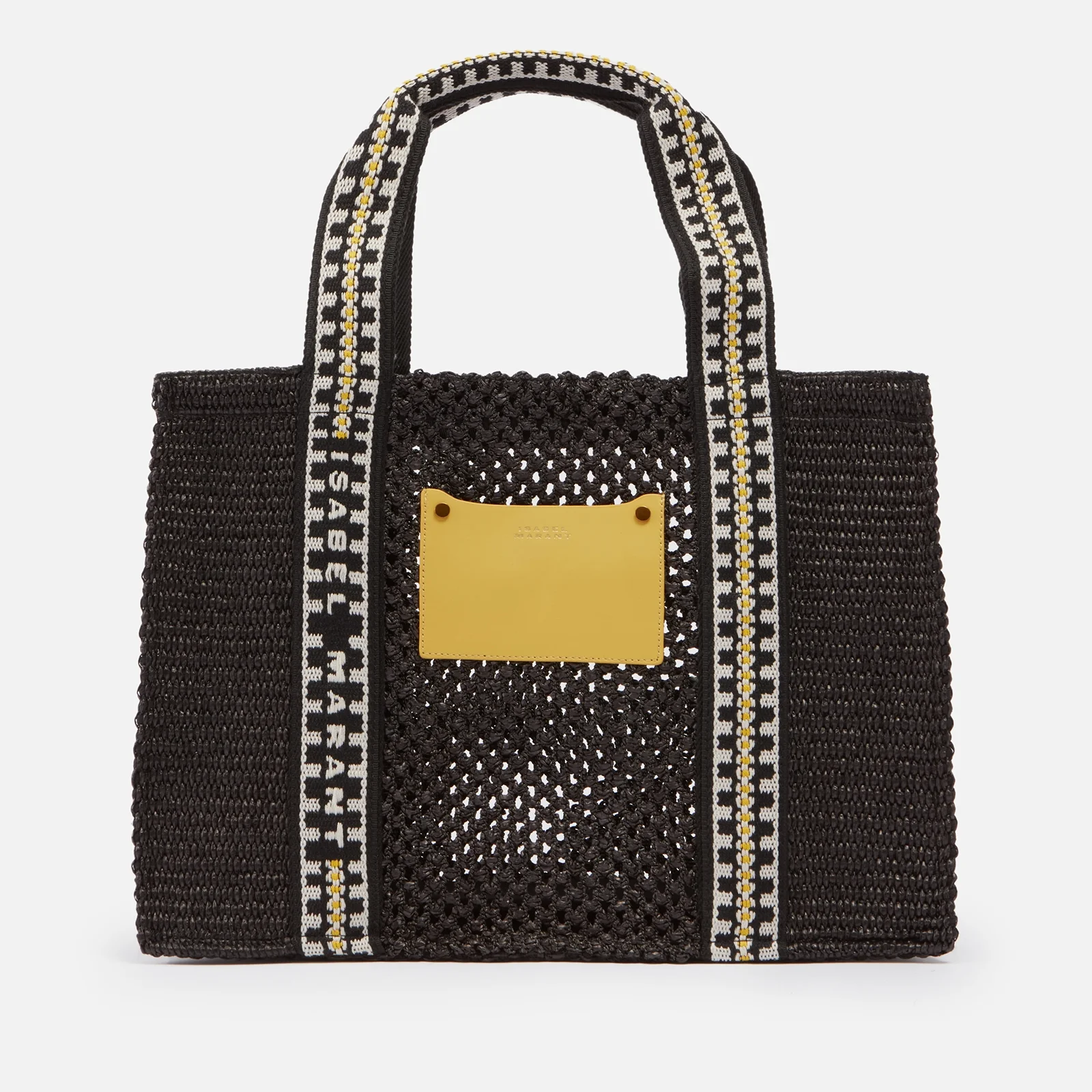 Isabel Marant Aruba Straw and Leather Tote Bag Image 1