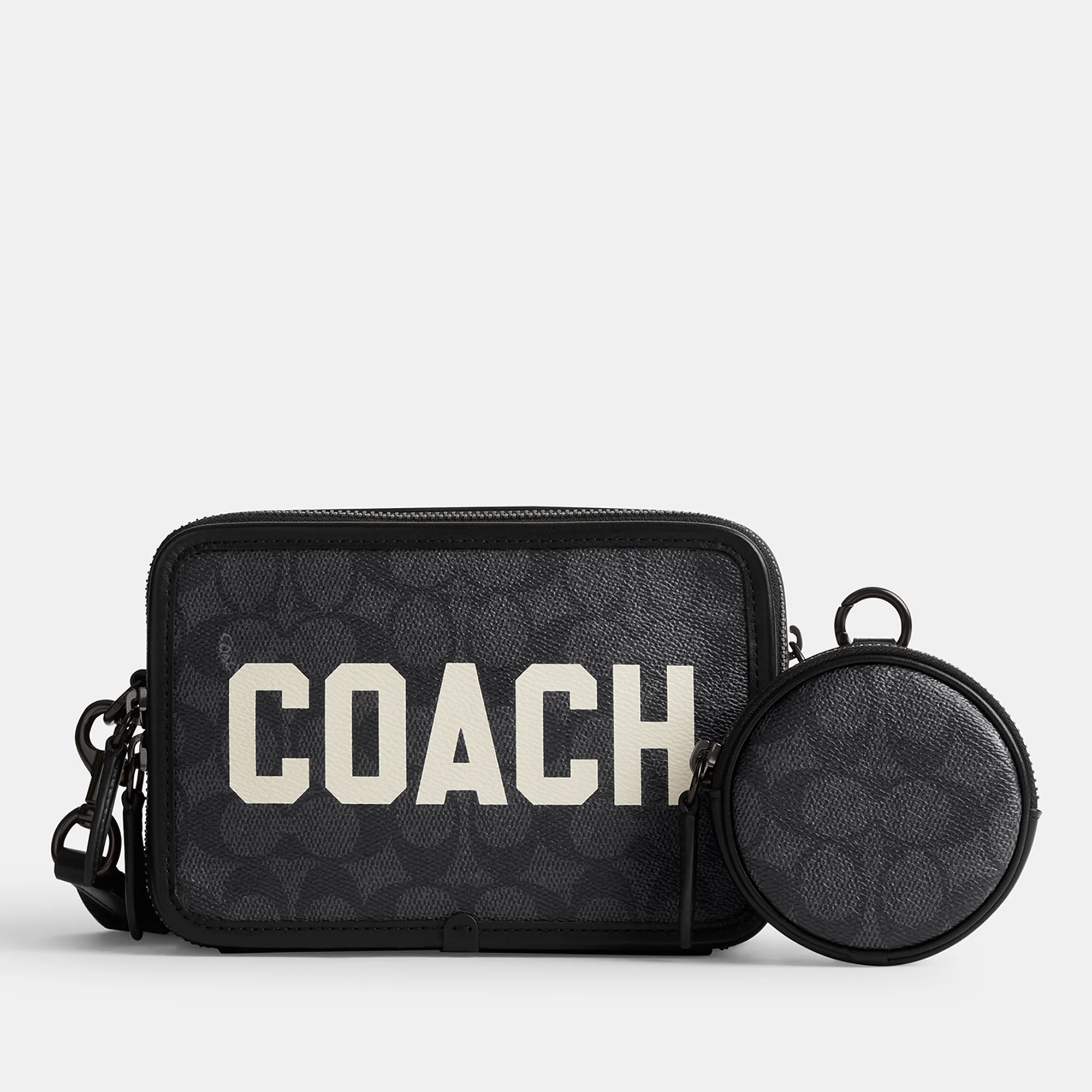 Coach Charter Signature Coated-Canvas Crossbody Bag Image 1
