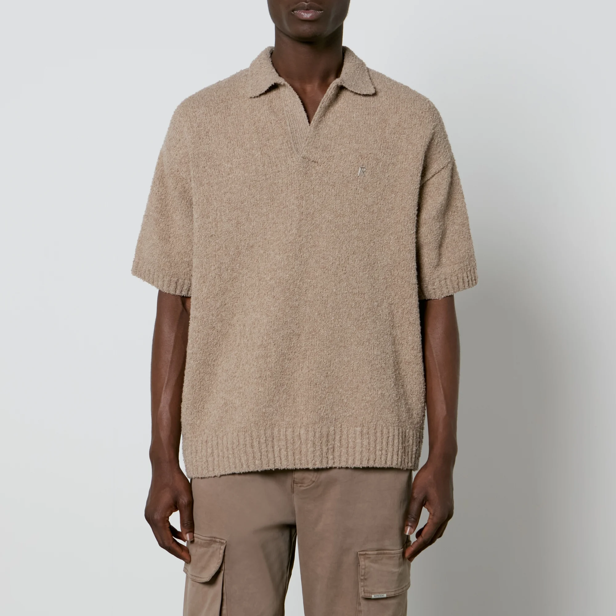REPRESENT Wool-Blend Polo Shirt - M Image 1