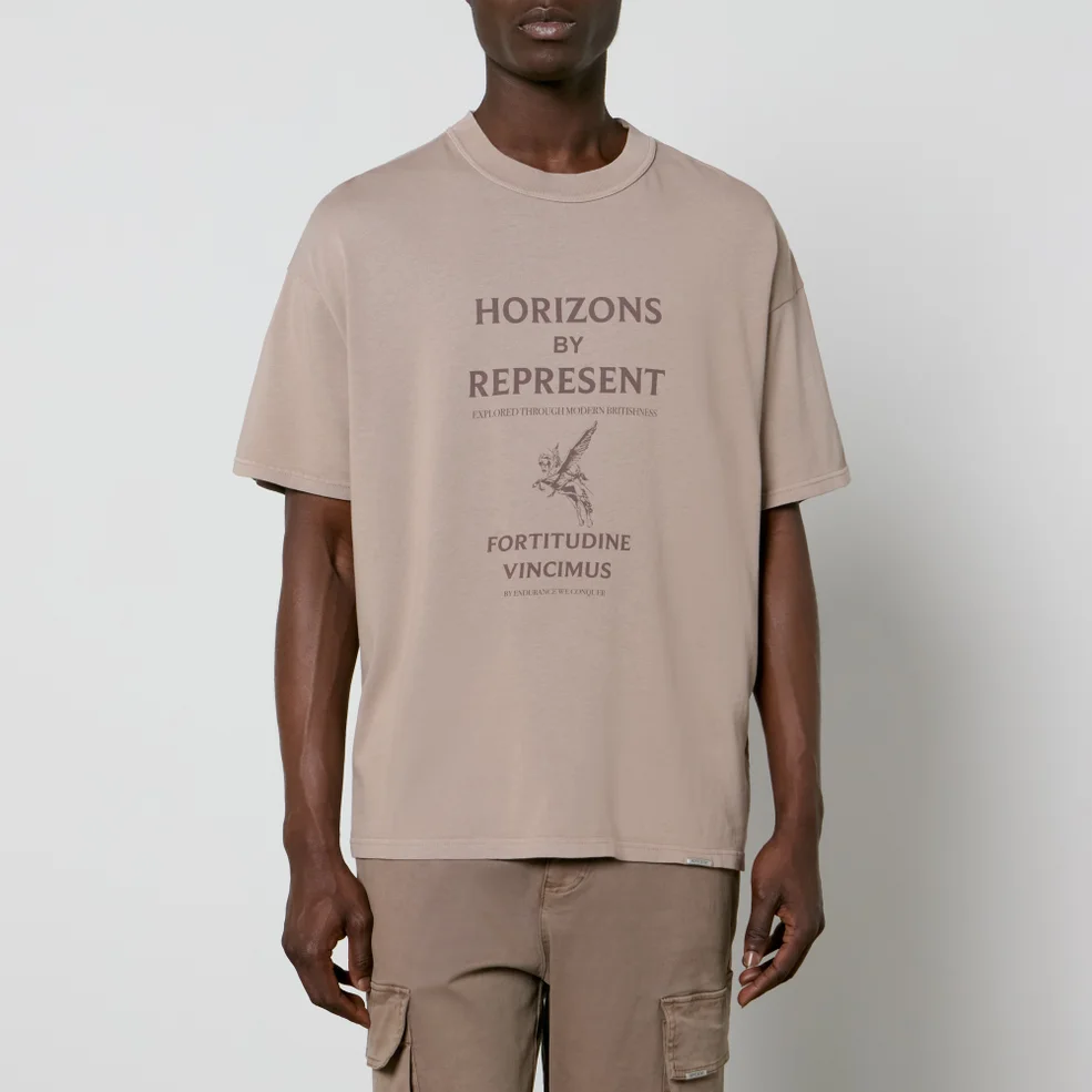 REPRESENT Horizons Cotton-Jersey T-Shirt Image 1