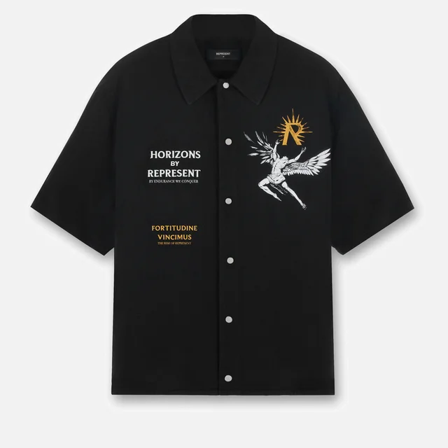 REPRESENT Men's Icarus Short Sleeved Shirt - Black