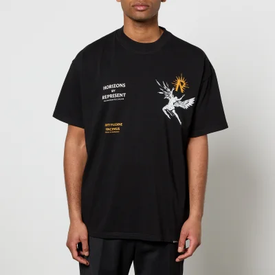 REPRESENT Icarus Logo-Print Cotton-Jersey T-Shirt - S