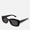Saint Laurent Recycled Acetate Rectangle-Frame Sunglasses - Image 1